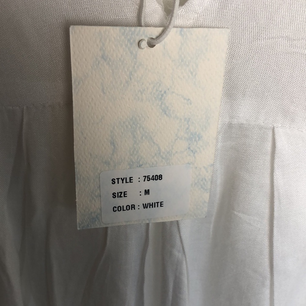 Raviya Long Flowy High Low Blouse Size M - Picture 5 of 8